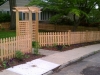 Custom Cedar Fence and Pergola
