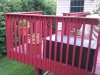Cedar Deck, painted with a semi-solid stain.